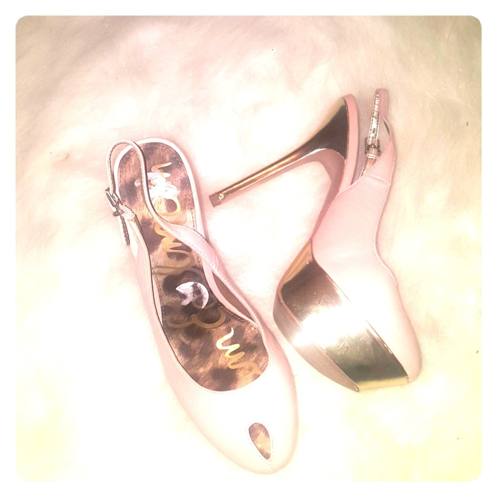 High heel platform shoes